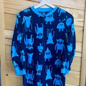 Boys Carter’s Blue Monster Pajamas Size 12